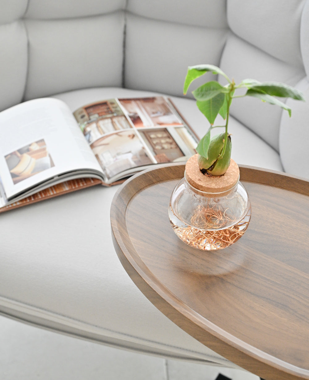 שולחן צד וודי