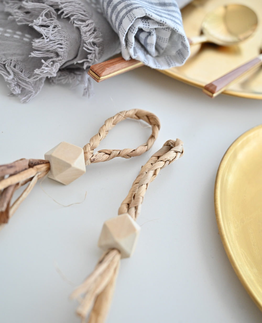 סט חבק חבל למפית