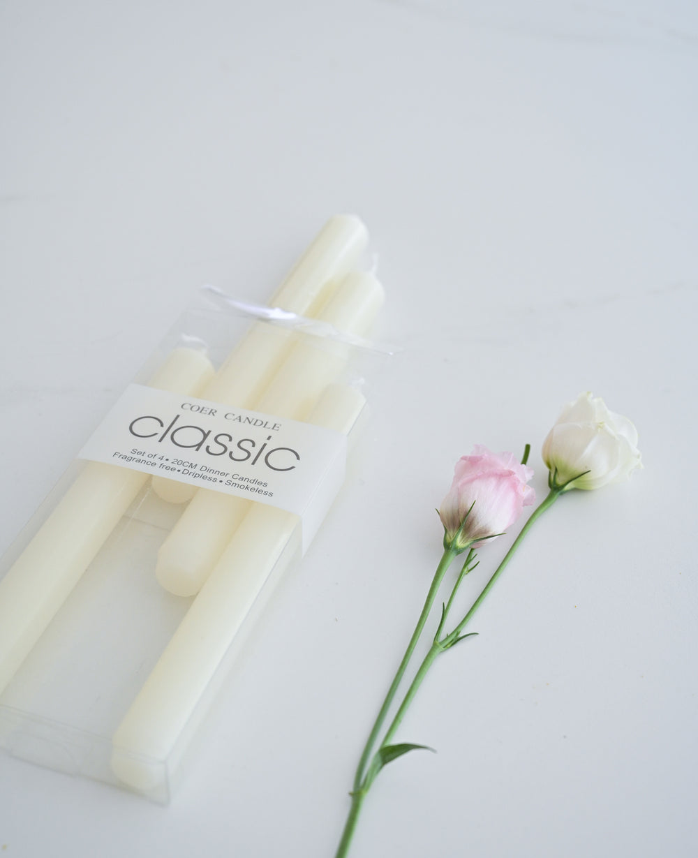 מארז נרות לבנים - מכירה מוקדמת