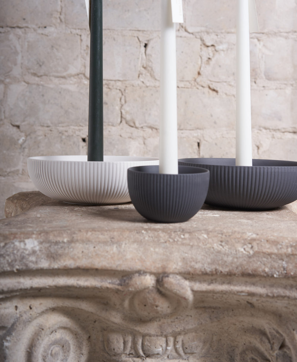 פמוט לנר גריי\וויט