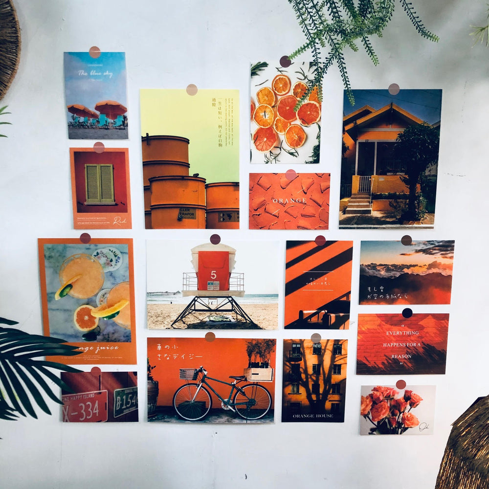 מארז גלויות יפניות אורנג