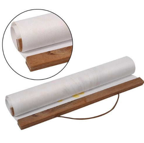 מתלה עץ לפוסטר