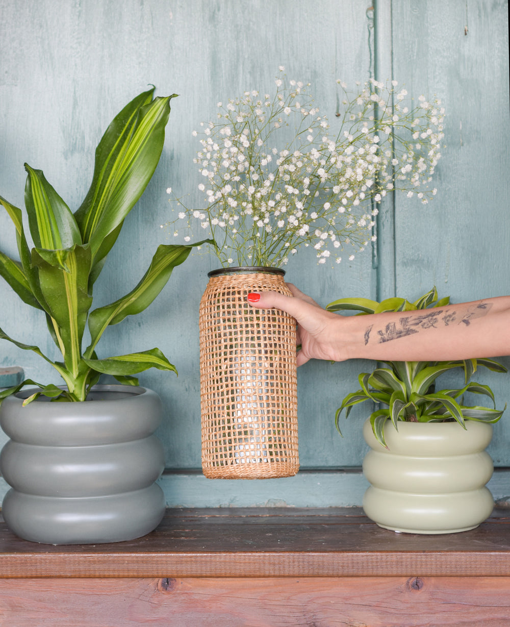 אגרטל זכוכית פאלם (B2B)